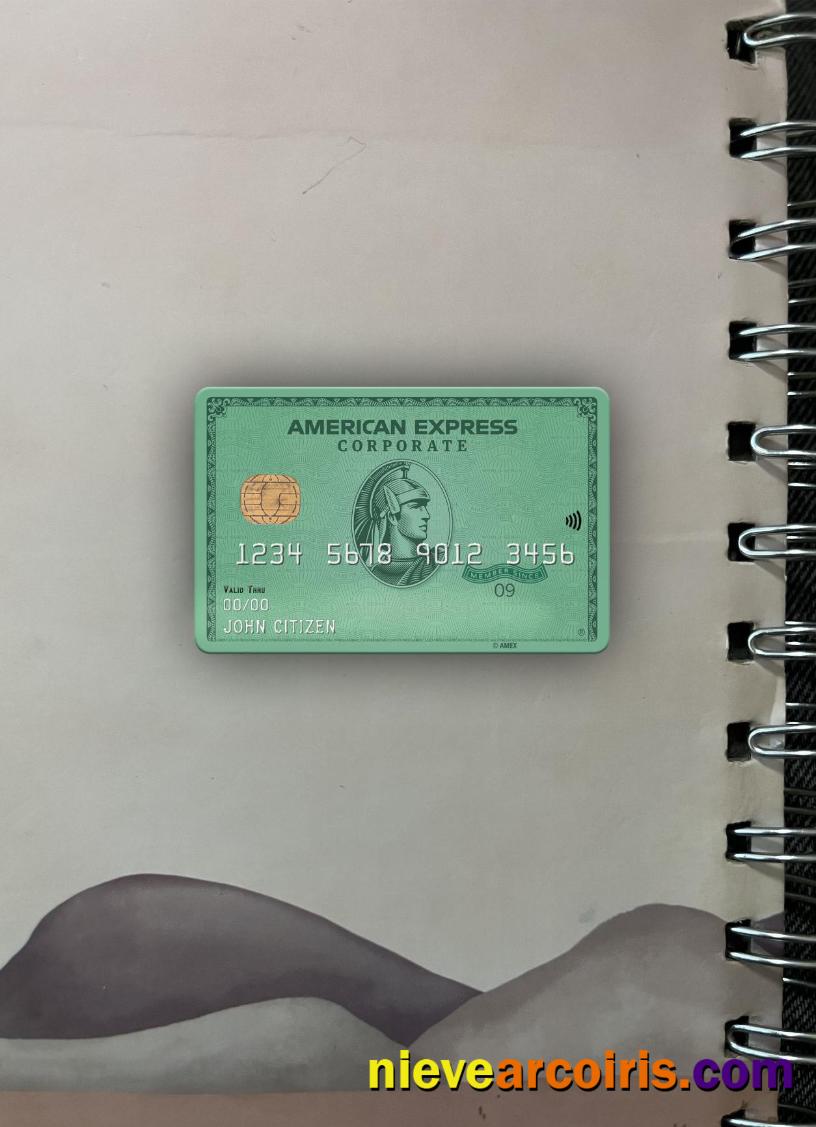 USA Heritage bank AMEX green card photolook